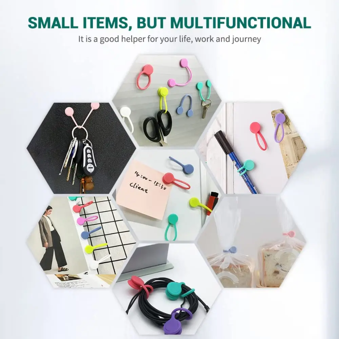 Magnetic Multi-Use Cable Clips