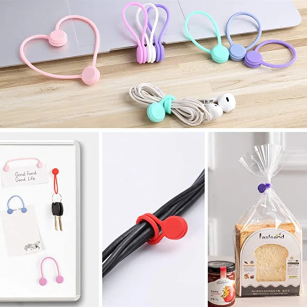 Magnetic Multi-Use Cable Clips