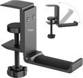 Clamp on under desk headphone holder